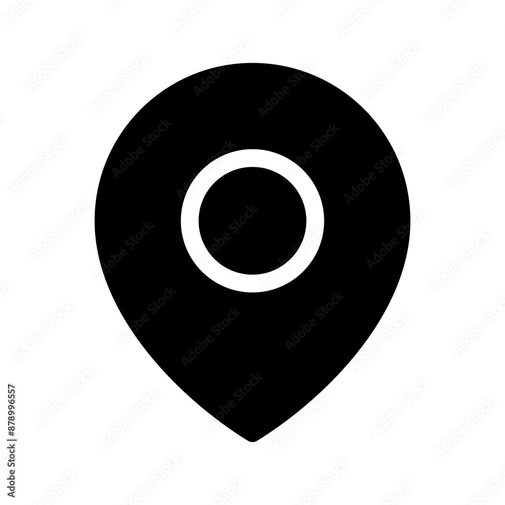 Map Pin Icon Vector Symbol Design Illustration