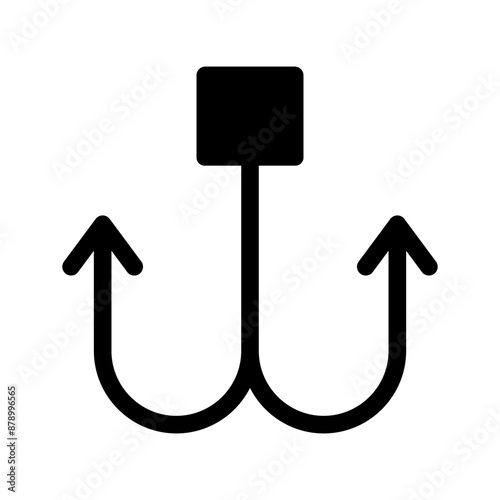 Anchor Icon Vector Symbol Design Illustration photo