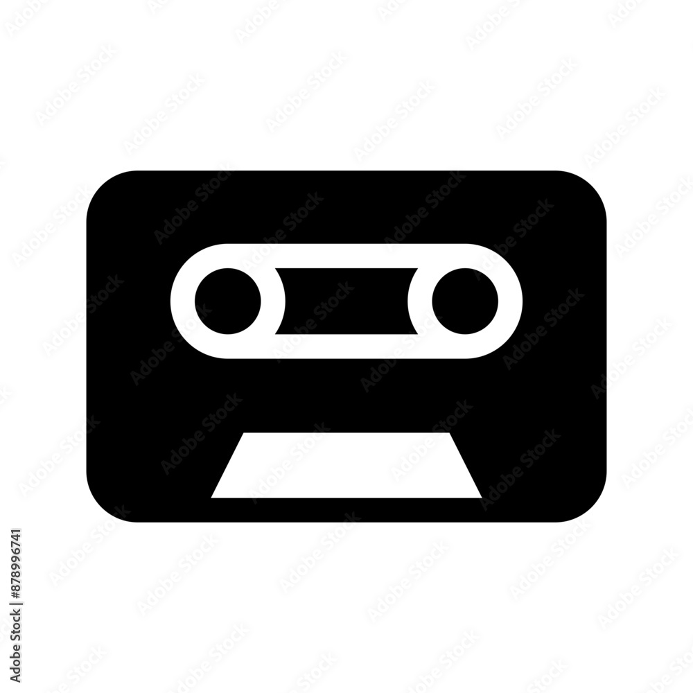 Cassette Icon Vector Symbol Design Illustration Cassette Icon Vector Symbol Design Illustration