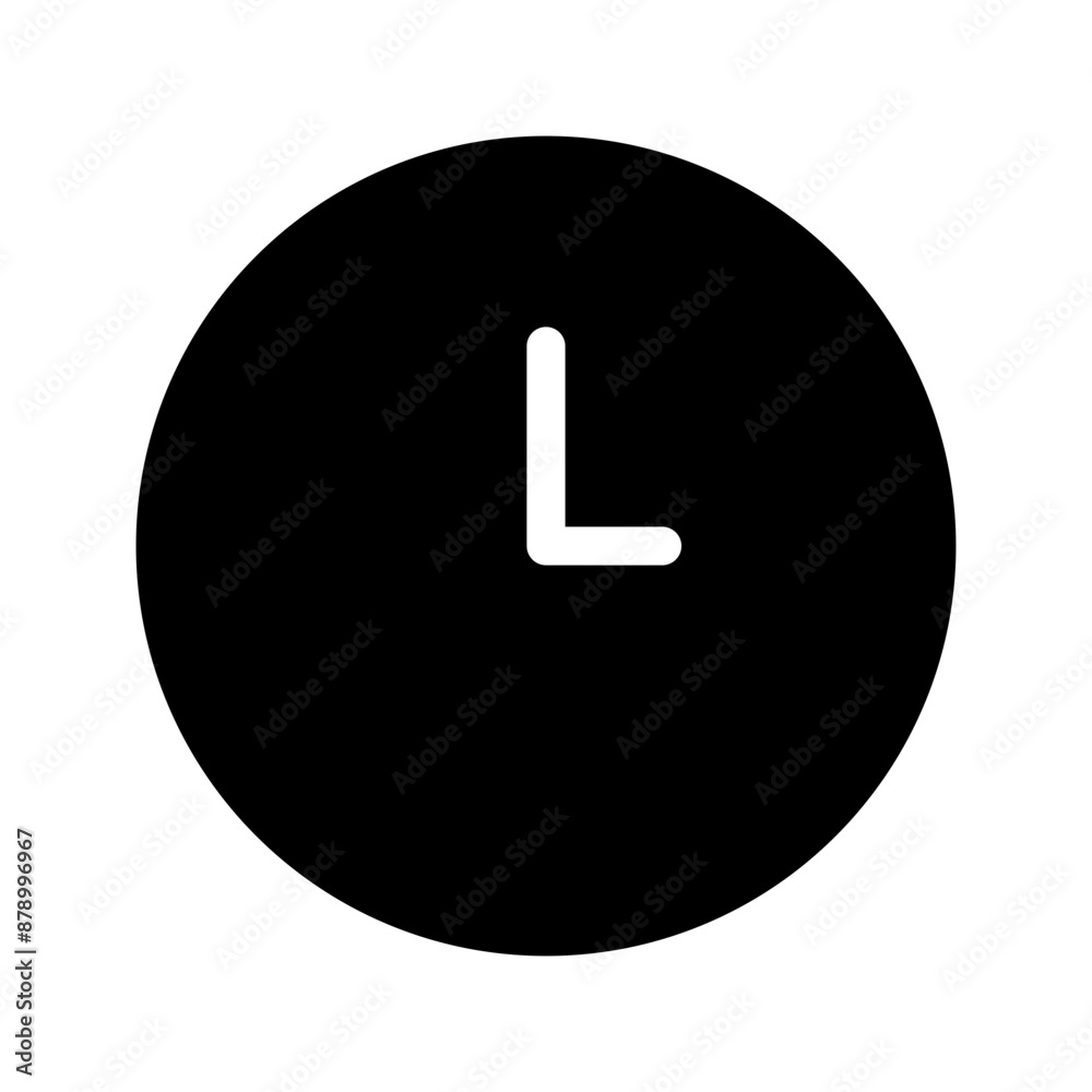 Clock Icon Vector Symbol Design Illustration Clock Icon Vector Symbol Design Illustration