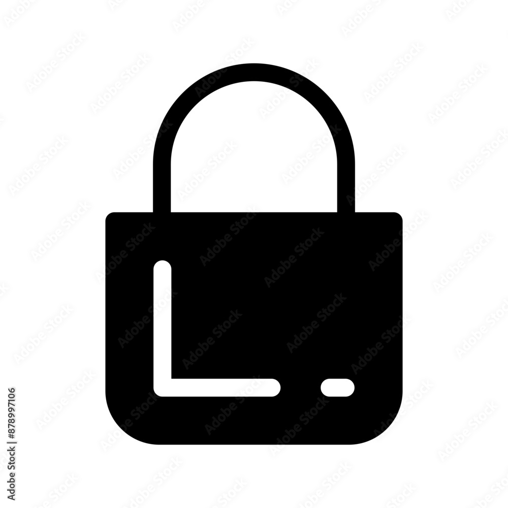 Lock Icon Vector Symbol Design Illustration Lock Icon Vector Symbol Design Illustration