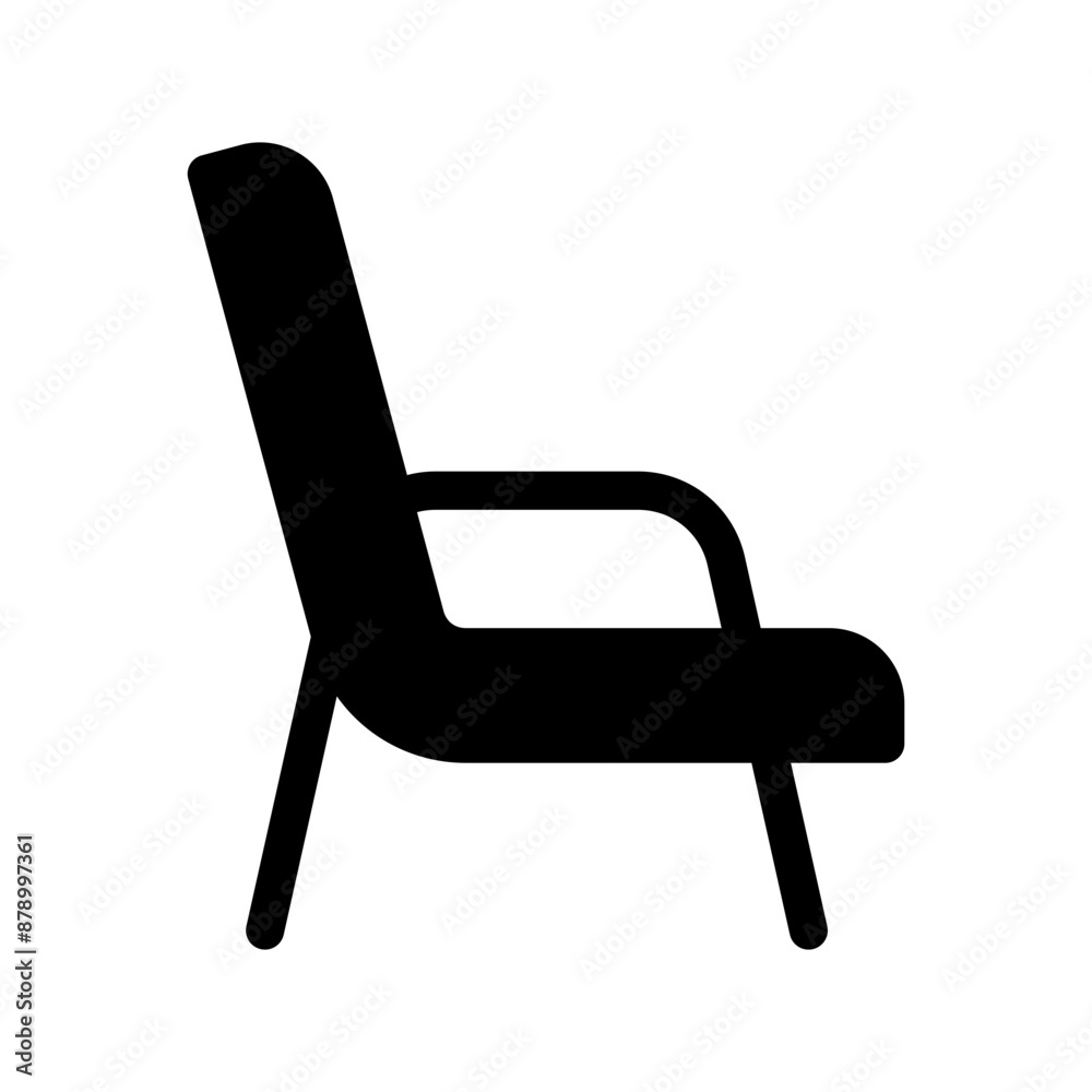 Chair Icon Vector Symbol Design Illustration Chair Icon Vector Symbol Design Illustration