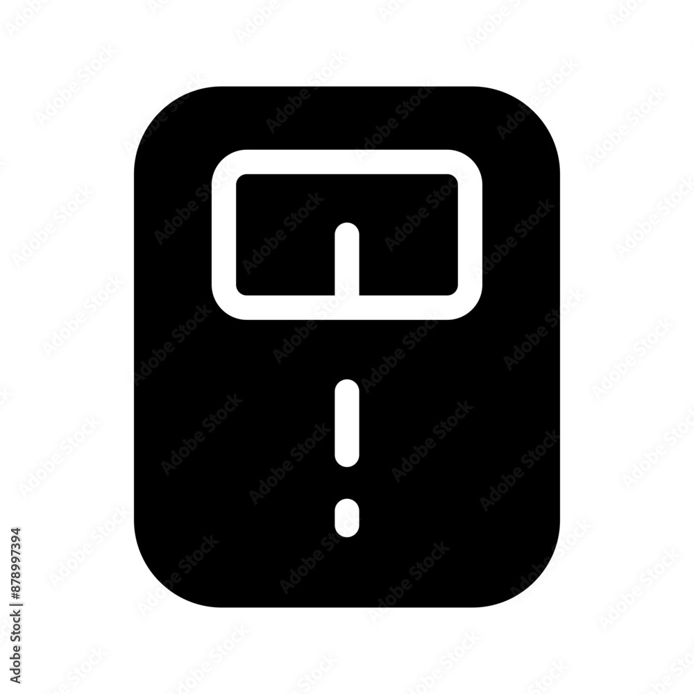 Weight Scale Icon Vector Symbol Design Illustration
