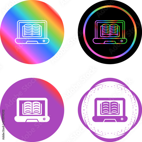 Online Library Vector Icon