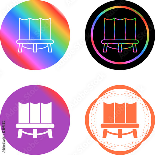 Trampoline Vector Icon