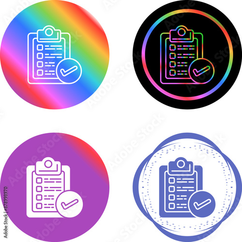 Evaluate Vector Icon