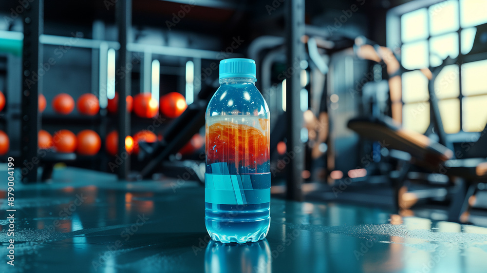 Sport and Fitness Plastic Bottle Mockup with Rugged Design on Gym Surface – Dynamic Packaging for Athletic and Active Lifestyle Products Sport and Fitness Plastic Bottle Mockup with Rugged Design on Gym Surface – Dynamic Packaging for Athletic and Active Lifestyle Products