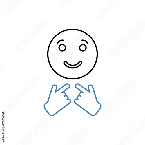 Confusion icons set. Set of editable stroke icons.Set of Confusion