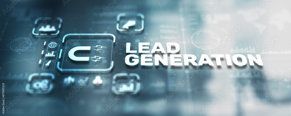 Lead Generation Analysis Business Finance Marketing Concept Lead Generation Analysis Business Finance Marketing Concept