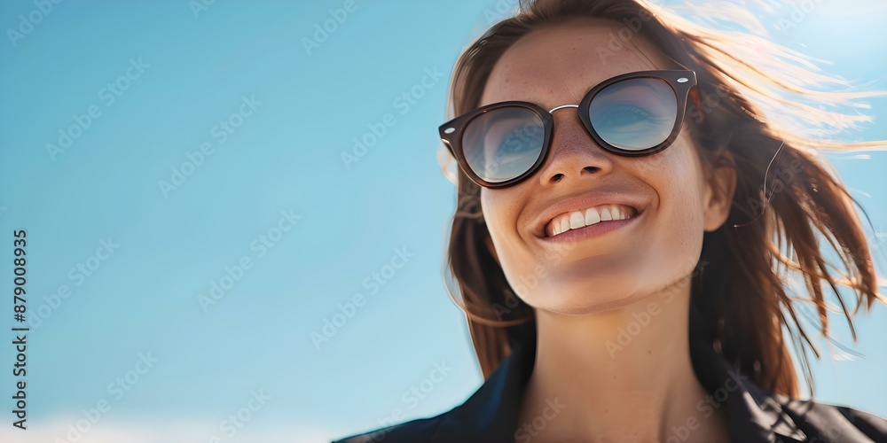 Protecting Skin from UV Rays A Cheerful Businesswoman Outdoors Using Sunscreen. Concept Sunscreen Application, UV Protection, Outdoor Skincare, Businesswoman Beauty, Sun Protection Protecting Skin from UV Rays A Cheerful Businesswoman Outdoors Using Sunscreen. Concept Sunscreen Application, UV Protection, Outdoor Skincare, Businesswoman Beauty, Sun Protection