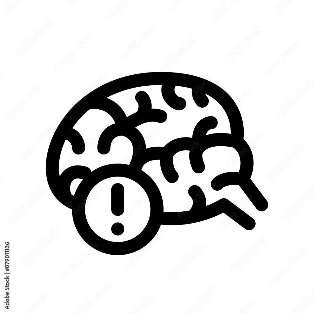 Obraz premium Brian Disorder Icon