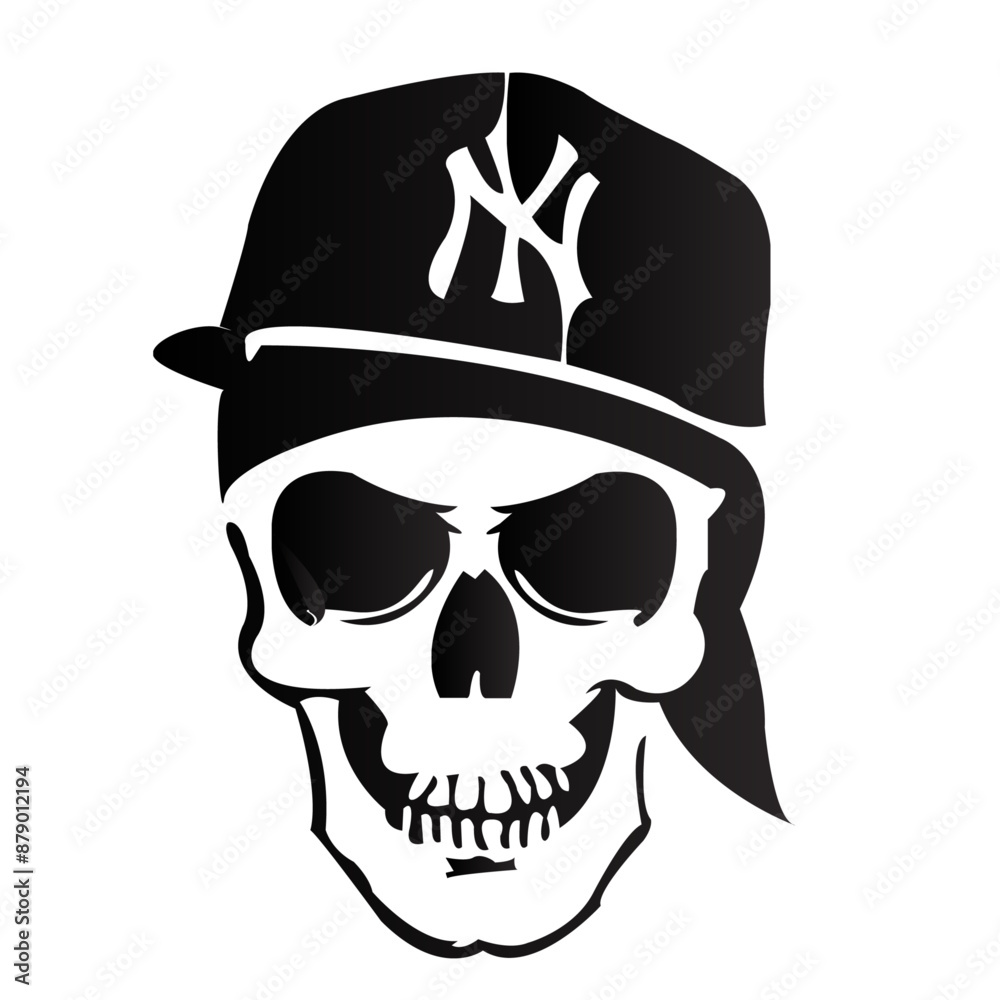 Fototapeta premium Skull Art: Detailed Illustrations for a Modern Edge