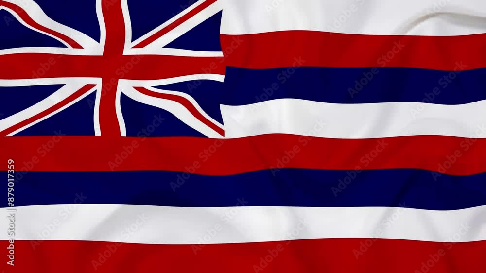 Hawaii Flag Background, Hawaii waving flag Texture background Hawaii Flag Background, Hawaii waving flag Texture background