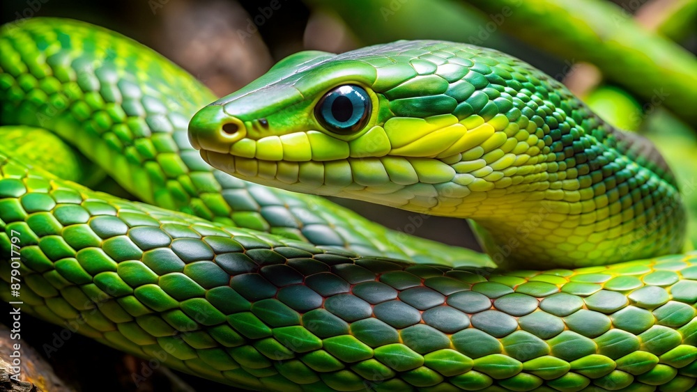 Green ratsnake / Gonyosoma oxycephalum Green ratsnake / Gonyosoma oxycephalum