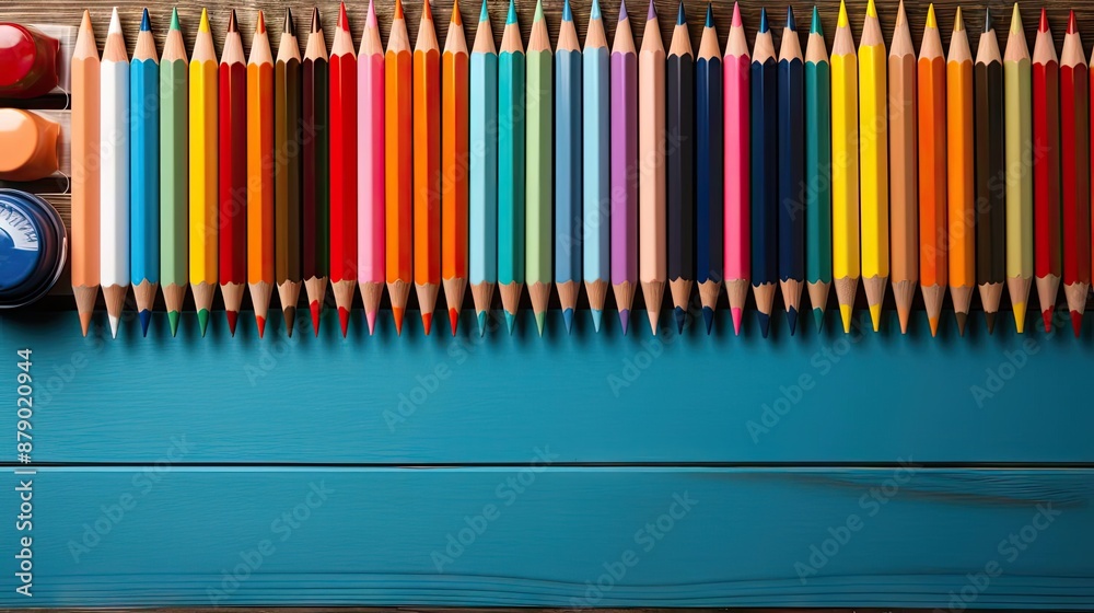 back to school background with school equipment concept for banner or poster back to school background with school equipment concept for banner or poster