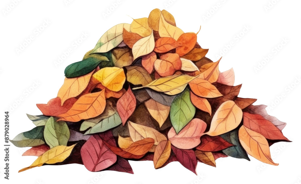 PNG Pile of autumn leaves plant leaf white background. PNG Pile of autumn leaves plant leaf white background.