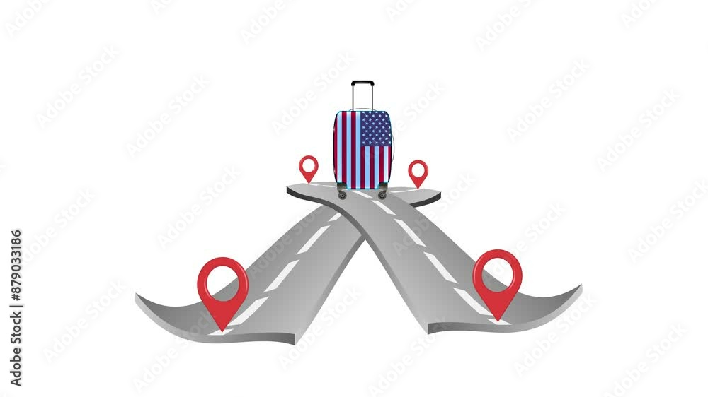 The icon on the map. The designation of the area, a marker on the map. The concept of travel and tourism. The icon on the map. The designation of the area, a marker on the map. The concept of travel and tourism.