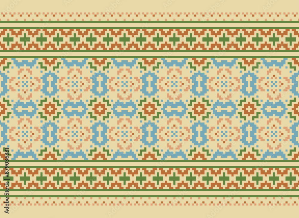 African tribal pattern in colorful. Illustration African tribal pattern in colorful. Illustration