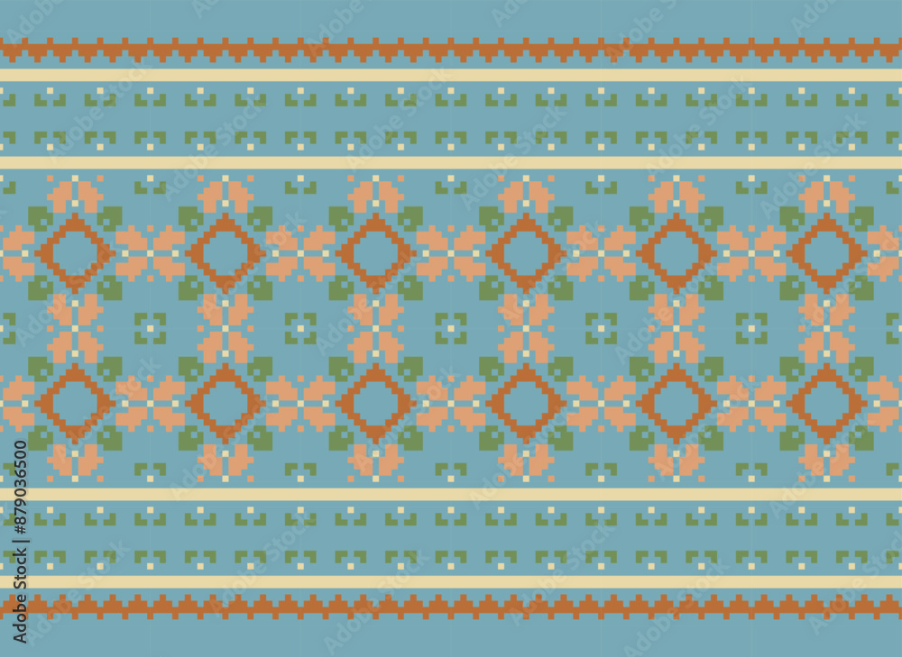 African tribal pattern in colorful. Illustration African tribal pattern in colorful. Illustration