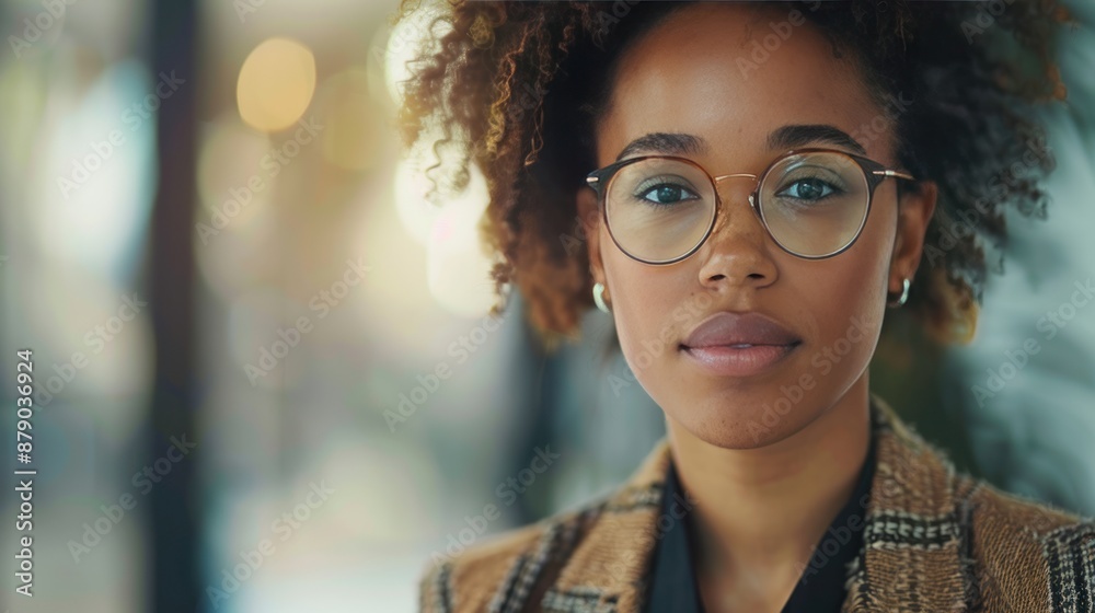 A Confident Woman in Glasses A Confident Woman in Glasses