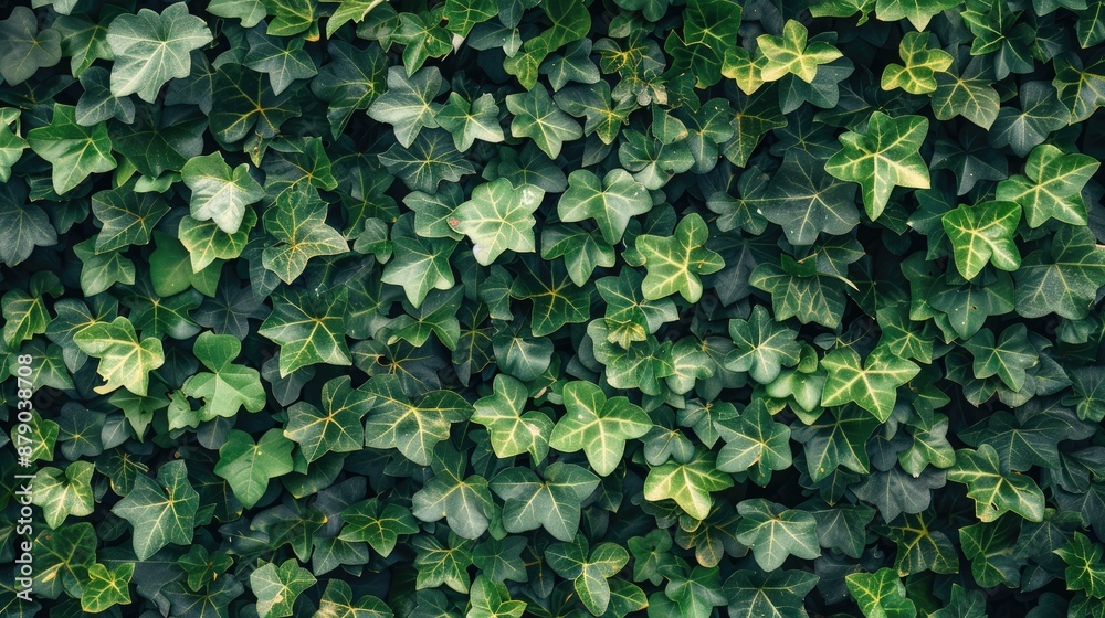 Vertical background of lovely green leaves wall for design or architecture Vertical background of lovely green leaves wall for design or architecture