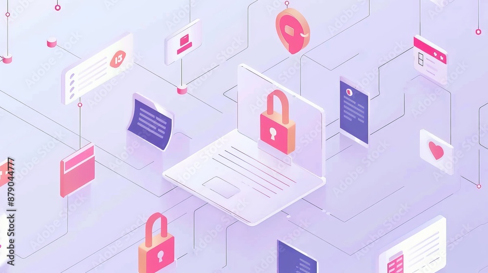 An educational infographic explaining the basics of data privacy and protection measures An educational infographic explaining the basics of data privacy and protection measures