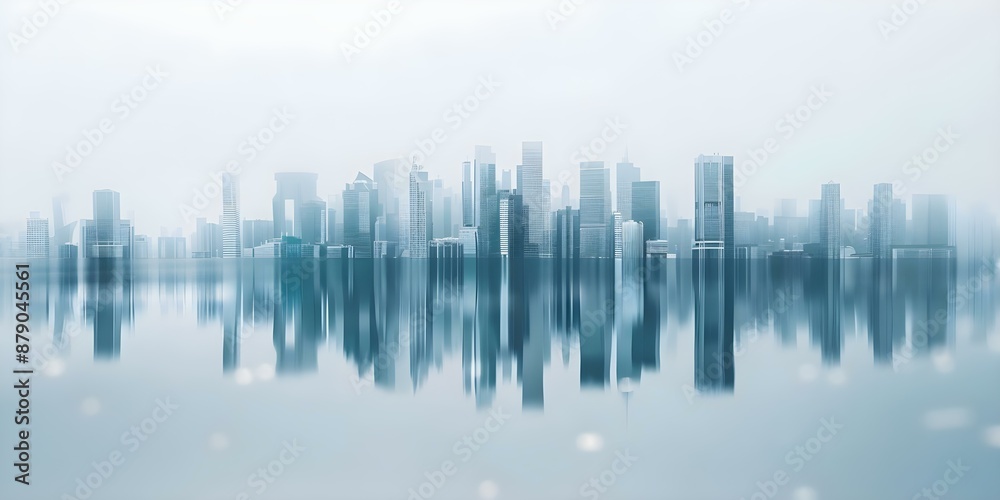 Visualizing Tomorrow's Cities A Minimalist Futuristic Skyline with Smart Technology. Concept Future Cities, Minimalist Skyline, Smart Technology, Urban Planning, Futuristic Architecture Visualizing Tomorrow's Cities A Minimalist Futuristic Skyline with Smart Technology. Concept Future Cities, Minimalist Skyline, Smart Technology, Urban Planning, Futuristic Architecture