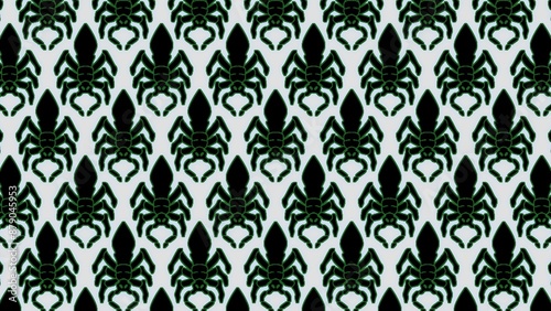Seamless pattern background design with motifs ornament decoration 