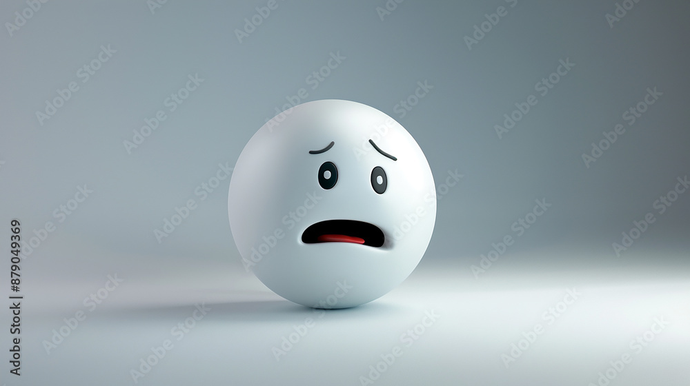 digital emoticon with expression 3d render digital emoticon with expression 3d render