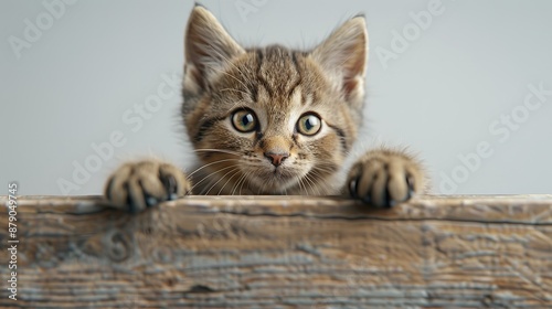 A close up of a red Shorthair kitten laying on a table. The cat appears relaxed and comfortable in its surroundings