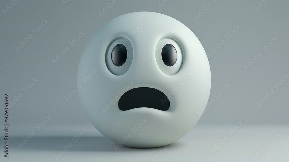 digital emoticon with expression 3d render digital emoticon with expression 3d render