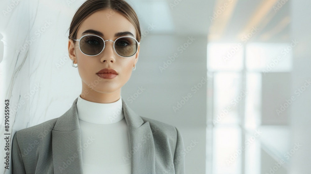 Elegant person with a large presence, exuding self-worth and attractiveness, in a modern, chic environment, capturing confidence and grace Elegant person with a large presence, exuding self-worth and attractiveness, in a modern, chic environment, capturing confidence and grace