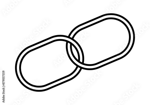 Icono negro de cadena para adjuntar enlace Free Download Icono negro de cadena para adjuntar enlace - GFXLoad