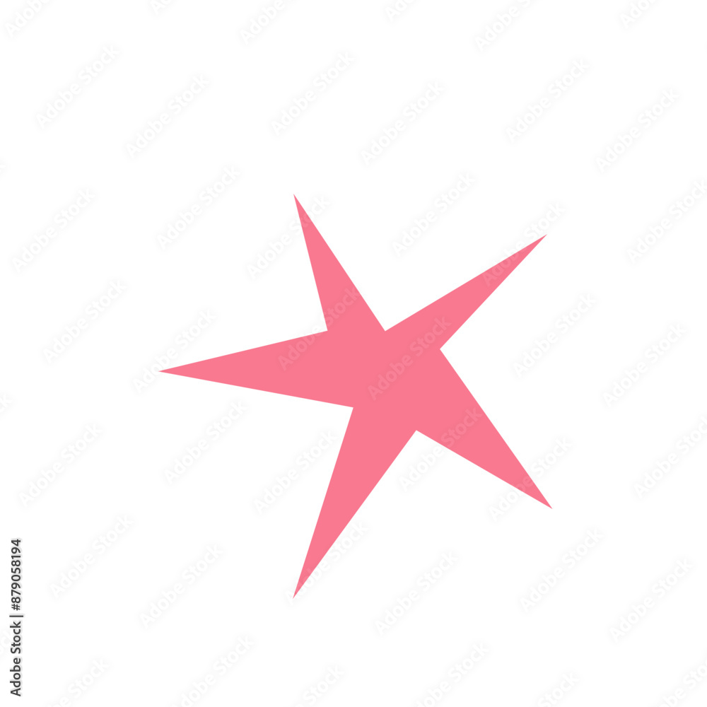Pink Starburst Element Pink Starburst Element