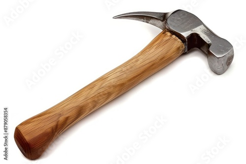 Claw Hammer on White Background