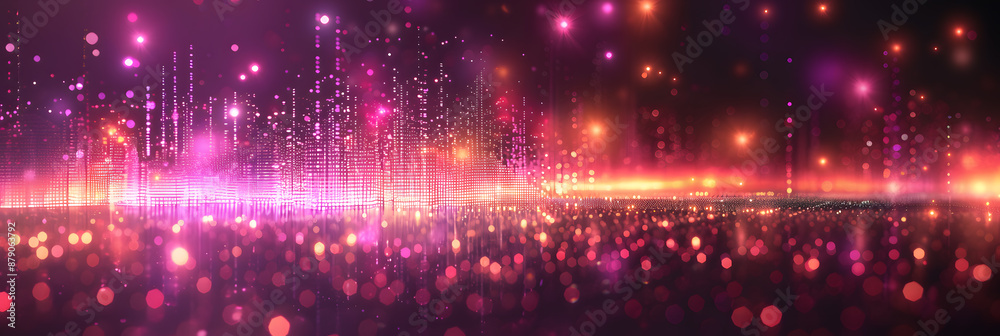 Obraz premium Abstract digital background. Technological processes, neural networks