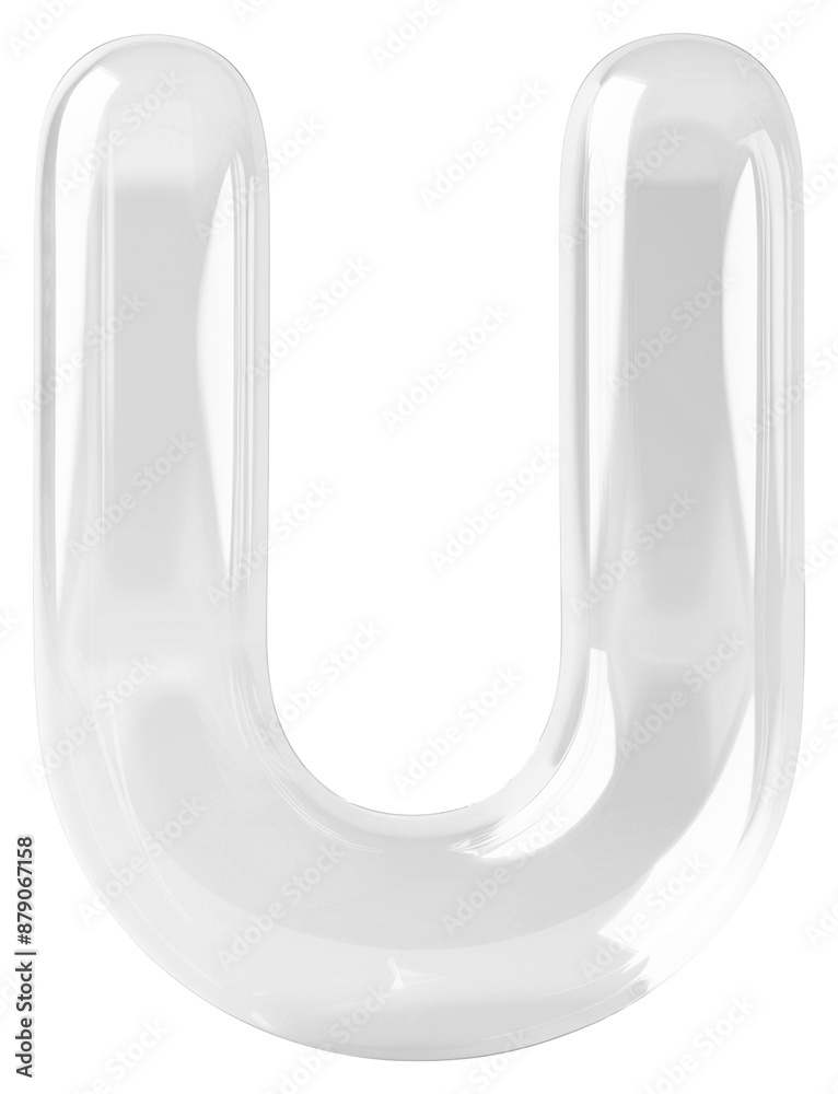 Letter U glass electronics simplicity. Letter U glass electronics simplicity.