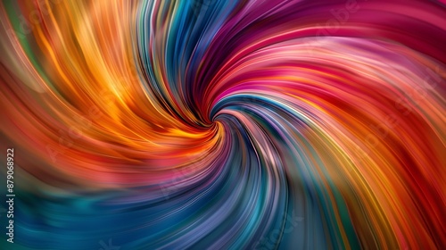 Hypnotic swirls of vibrant colors converging and intertwining to create a captivating and immersive multi-color background, photographed with breathtaking clarity.