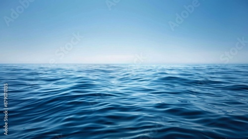 Wallpaper Mural Calm Blue Sea Water with Sky Background. Torontodigital.ca