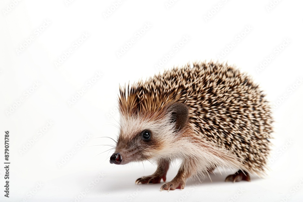 Obraz premium A Curious Hedgehog Portrait
