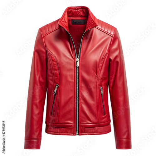 Red jacket Isolated on white background