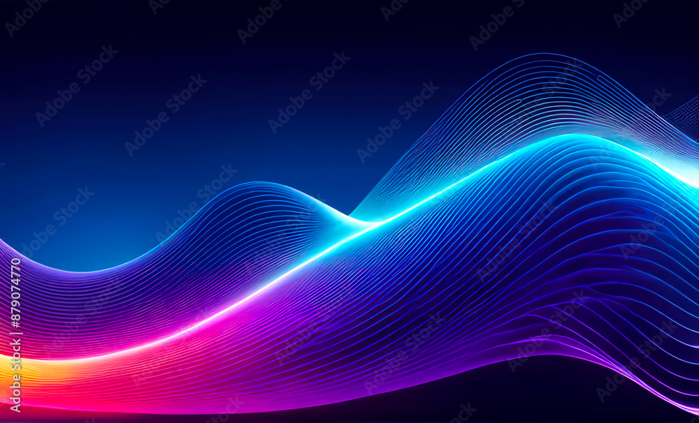 abstract wave modern tech background abstract wave modern tech background