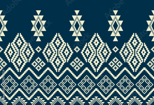 abstract Traditional geometric ethnic fabric pattern ornate elements with ethnic patterns design for textiles, rugs, clothing, sarong, scarf, batik, wrap, embroidery, print, curtain, carpet