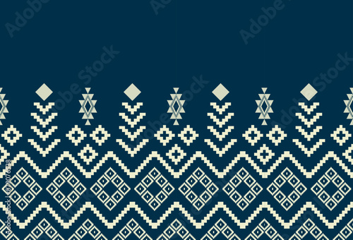 abstract Traditional geometric ethnic fabric pattern ornate elements with ethnic patterns design for textiles, rugs, clothing, sarong, scarf, batik, wrap, embroidery, print, curtain, carpet
