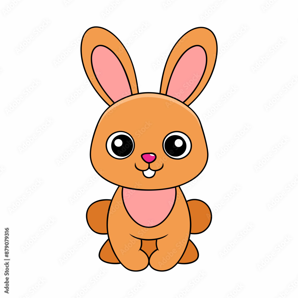 Cute Rabbit Vector Illustration - Adorable and High-Quality Graphics Cute Rabbit Vector Illustration - Adorable and High-Quality Graphics