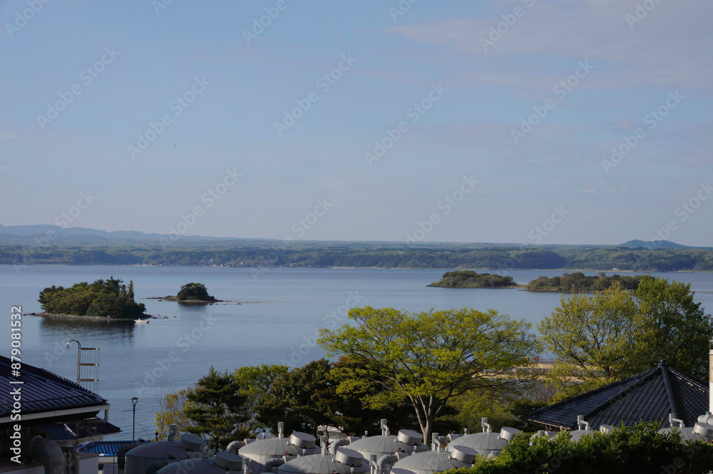 Φωτογραφία 展望台から眺める、穏やかで美しい能登島の海。

日本国石川県七尾市能登島水族館 - 2017年5月5日。