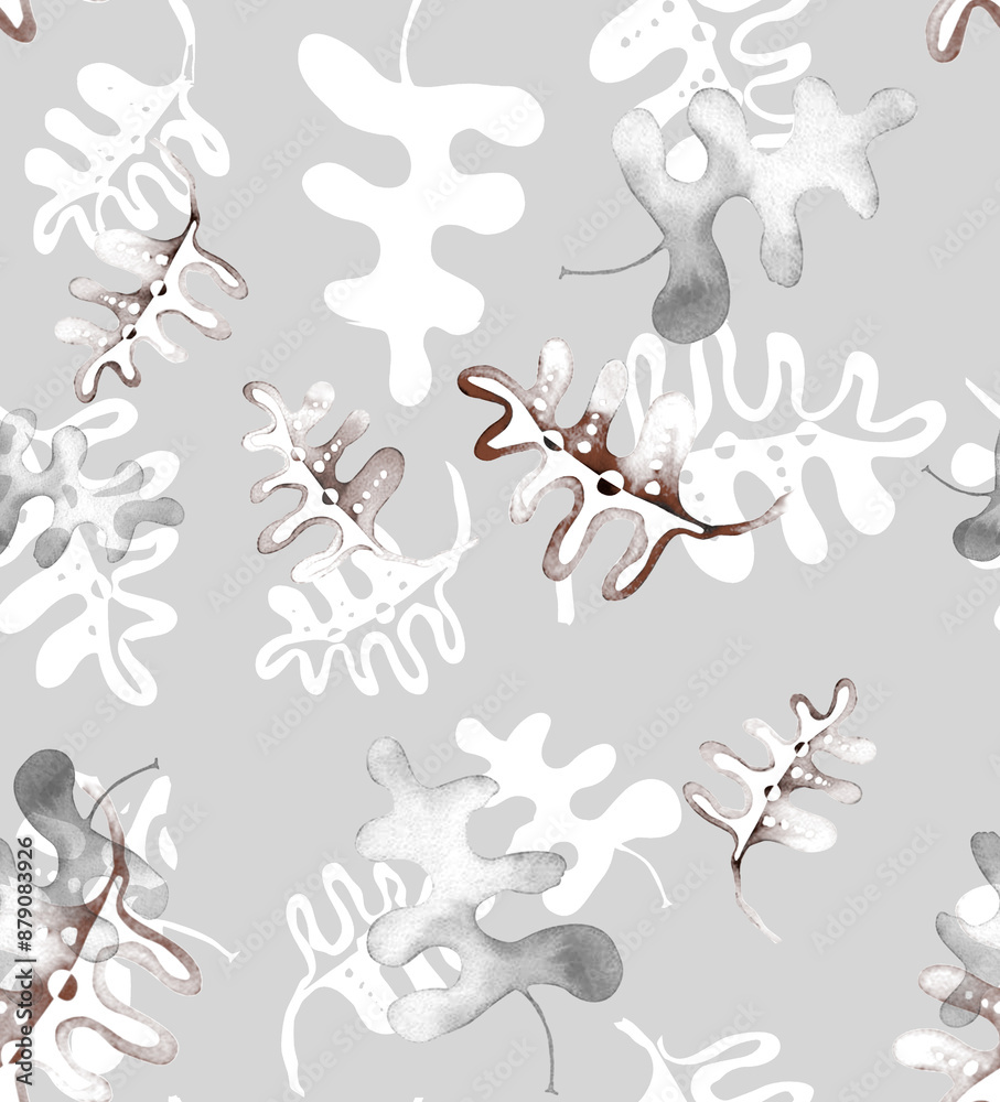 Abstract ethnic pattern. Beautiful geometric and tie dye batik digital print pattern for textile.