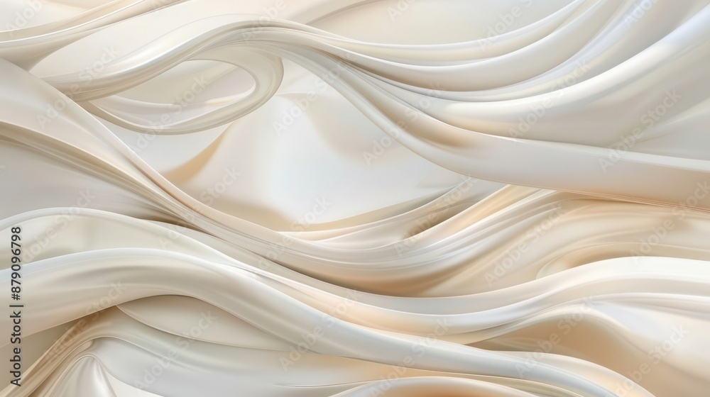 A mesmerizing liquid design with smooth swirls and lines in neutral shades of ivory, beige, and light taupe, mimicking the appearance of flowing water and creating a serene, sophisticated atmosphere. A mesmerizing liquid design with smooth swirls and lines in neutral shades of ivory, beige, and light taupe, mimicking the appearance of flowing water and creating a serene, sophisticated atmosphere.