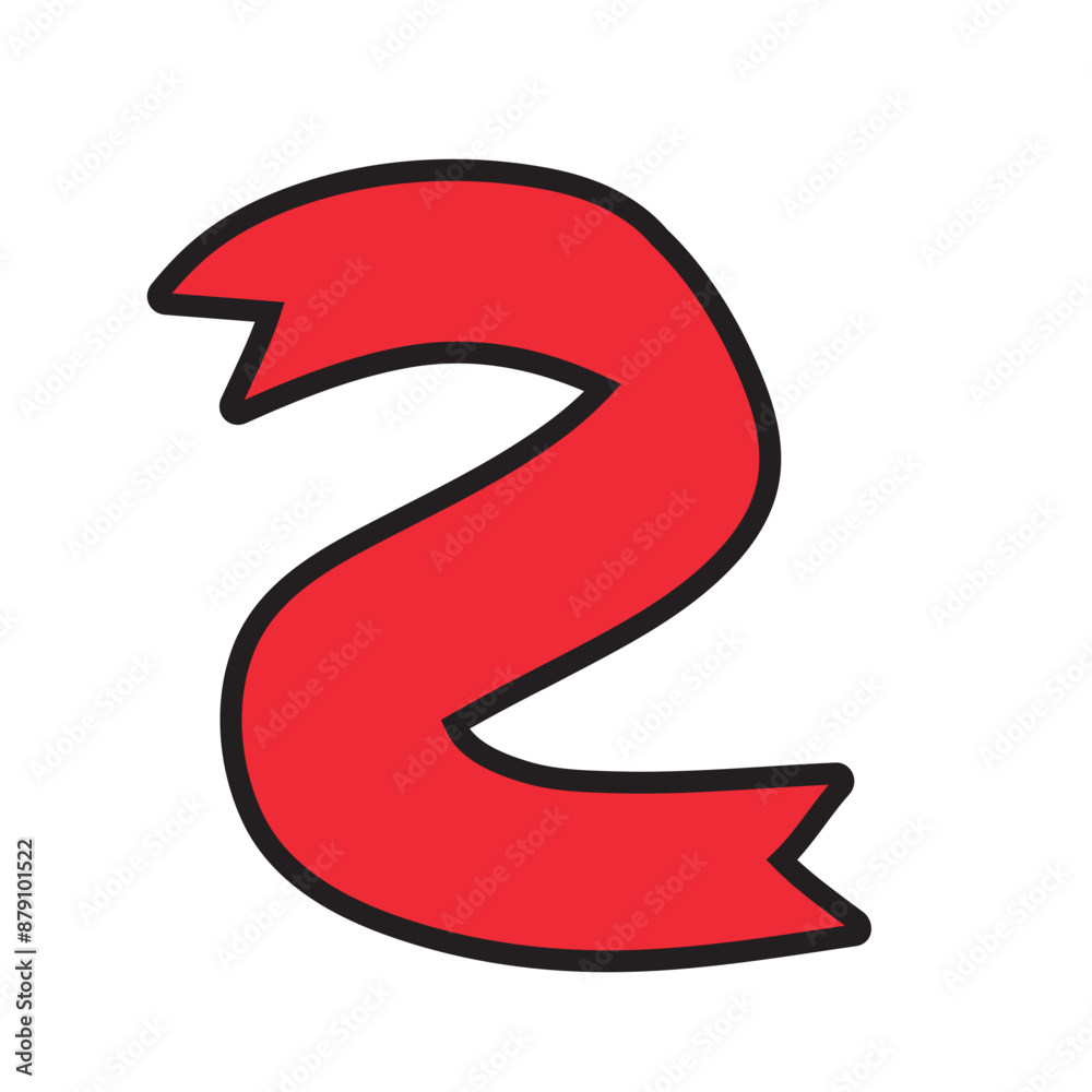 Red Tape Vector icon Red Tape Vector icon