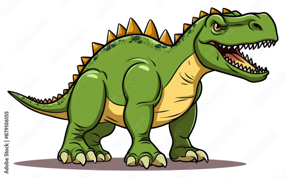 Fototapeta premium PNG Dinosaur reptile cartoon animal.